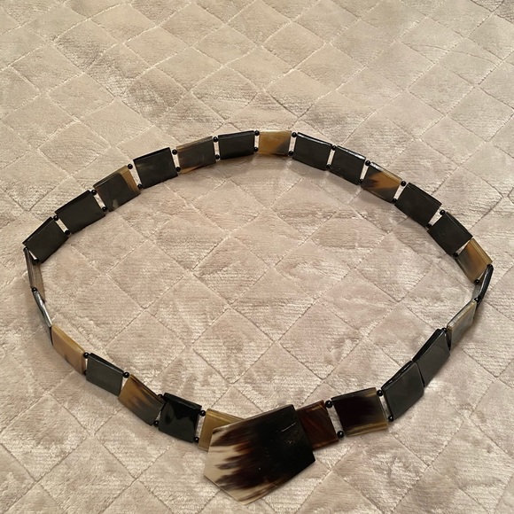 Belt made of horn. Handmade - Picture 5 of 17